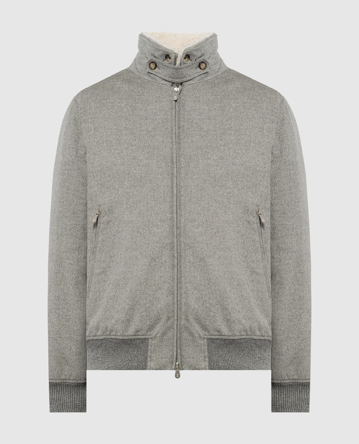 

Gray cashmere jacket Brunello Cucinelli, Grey