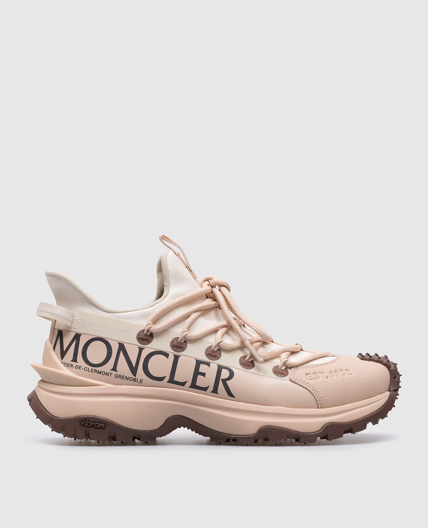 Beige Trailgrip Lite 2 sneakers with logo print Moncler