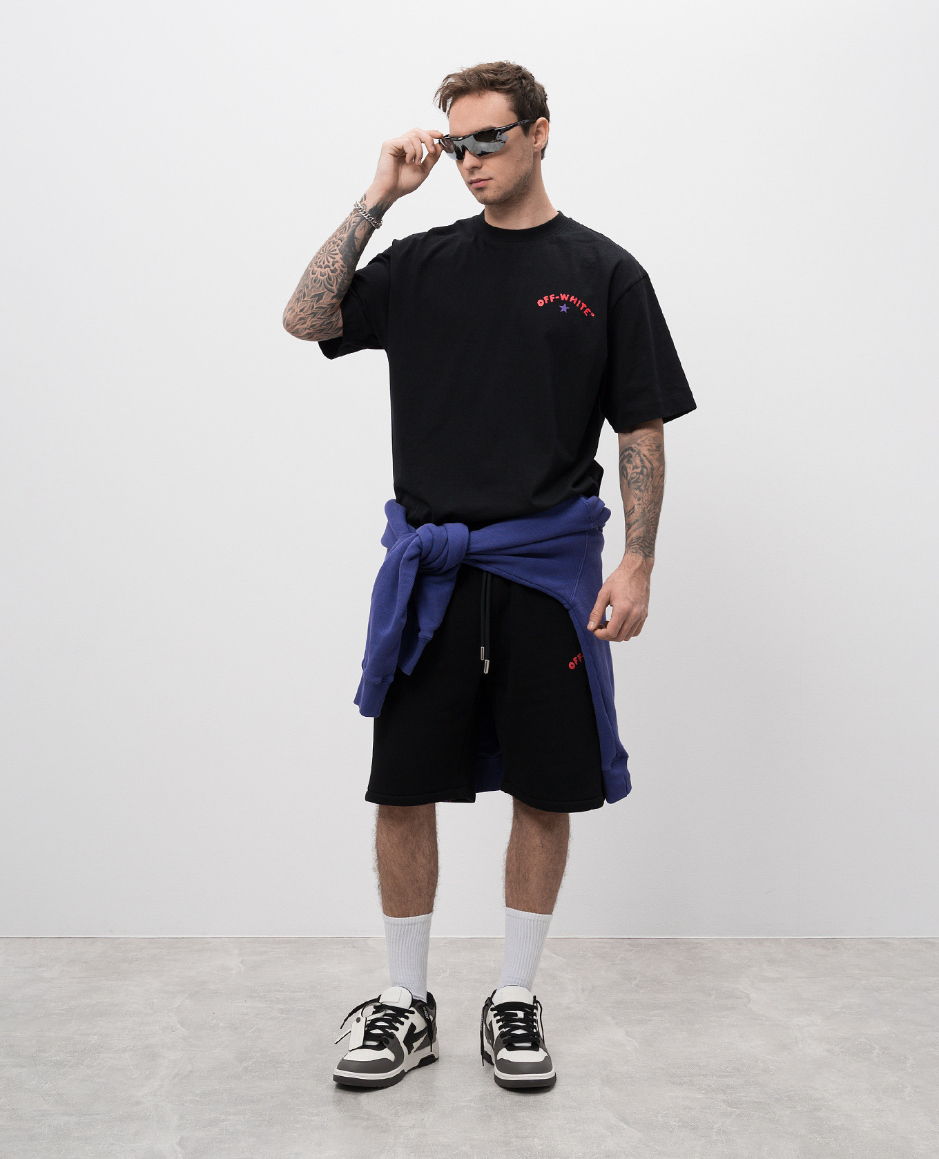 

Black t-shirt with logo print Off-White