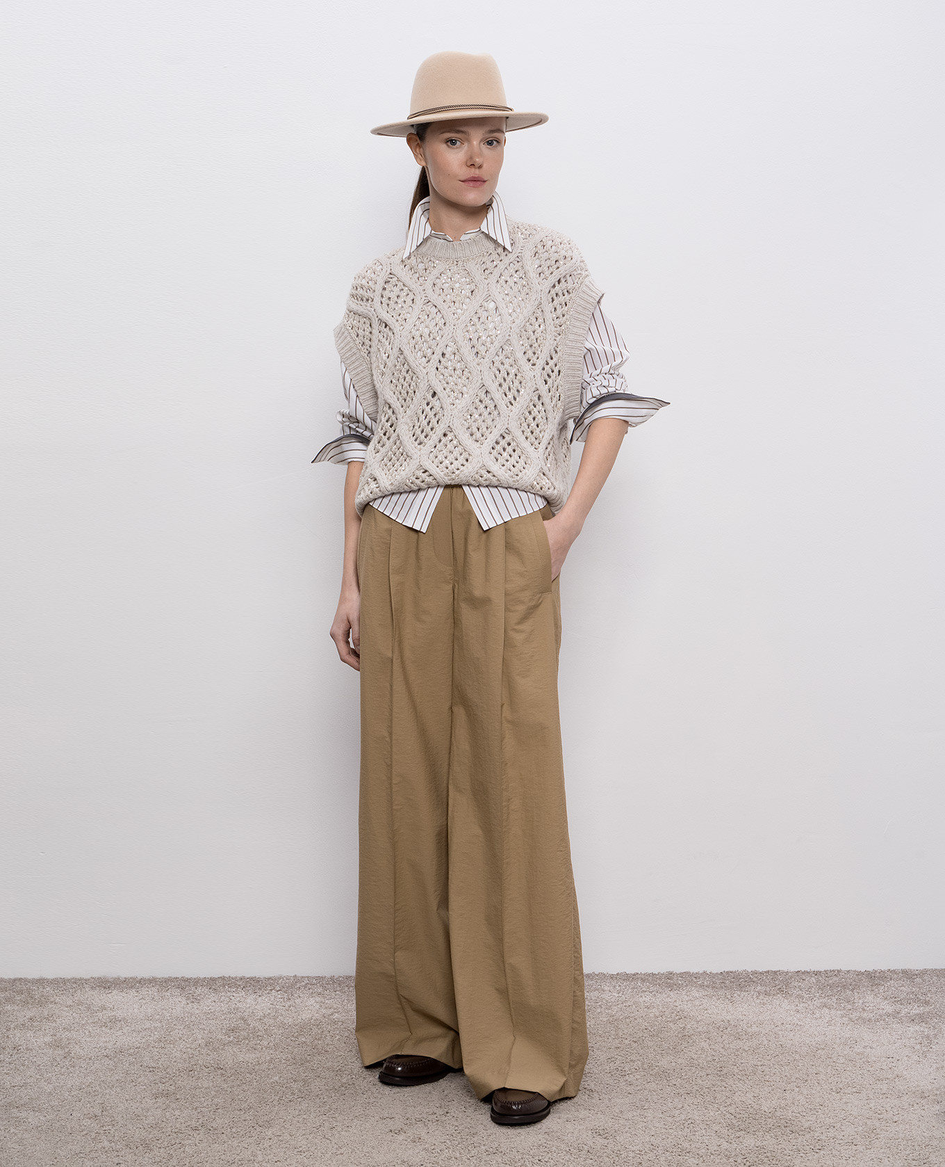 

Beige pants Brunello Cucinelli