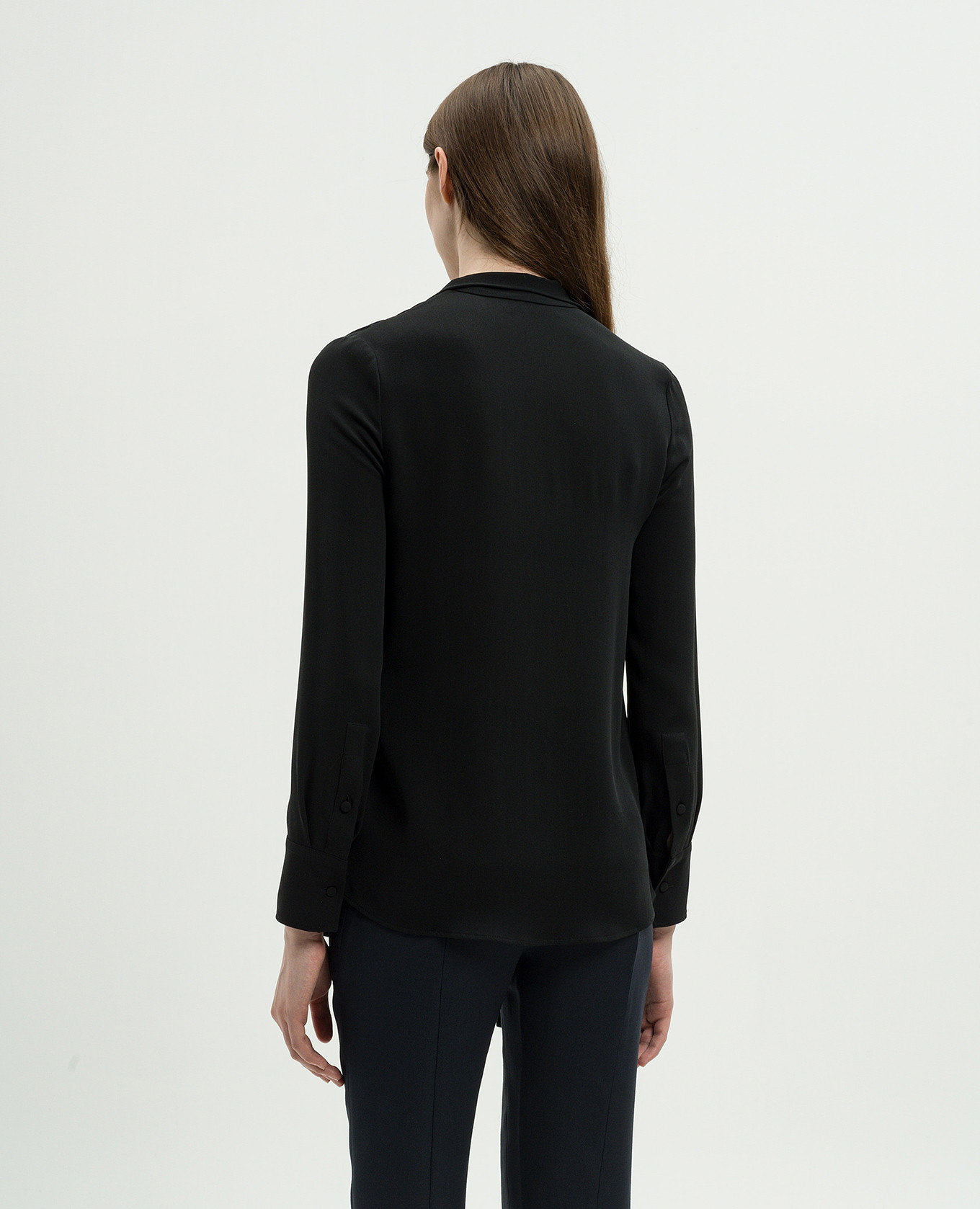 

Black silk blouse Valentino