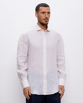Brunello Cucinelli Beige linen shirt MM6840028
