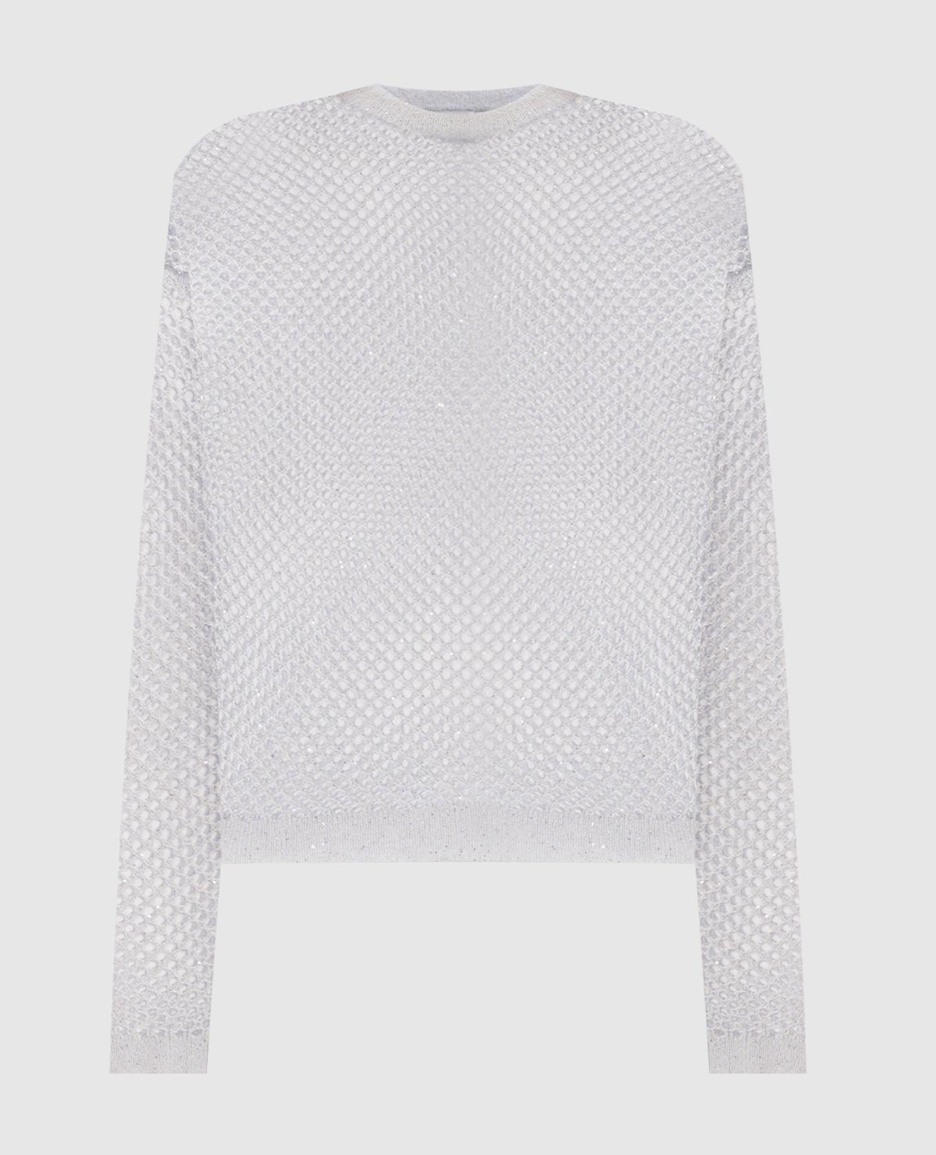 

Blue wool jumper with sequins Peserico, Light blue