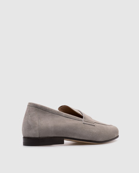 Enrico Mandelli Gray suede loafers STROPE7415