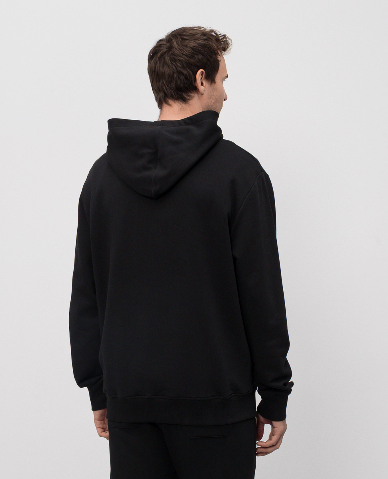 

Black hoodie with logo print Balmain