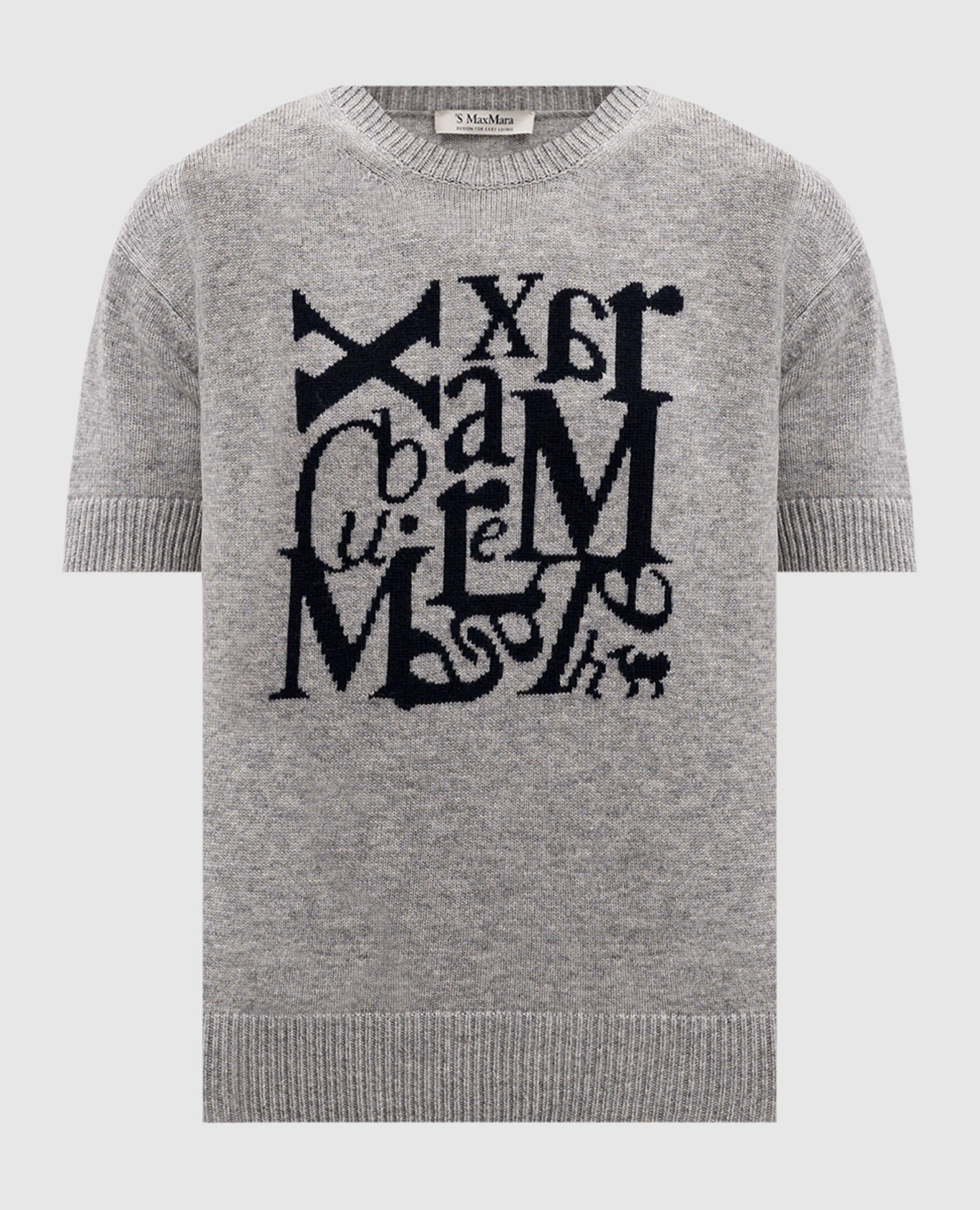 

FELICIA gray wool and cashmere top Max Mara, Grey