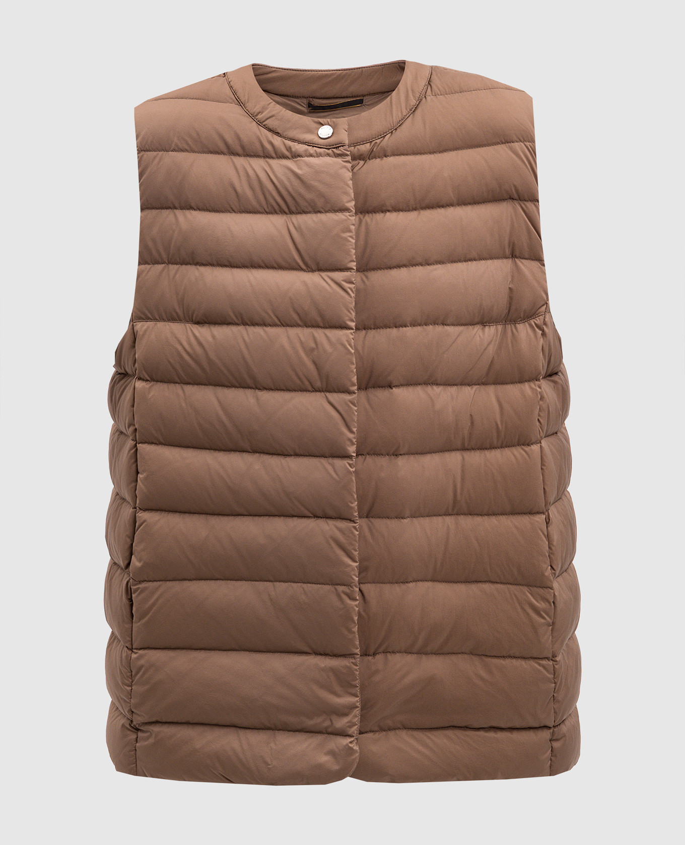 Beige down vest SENIGALLIAIN