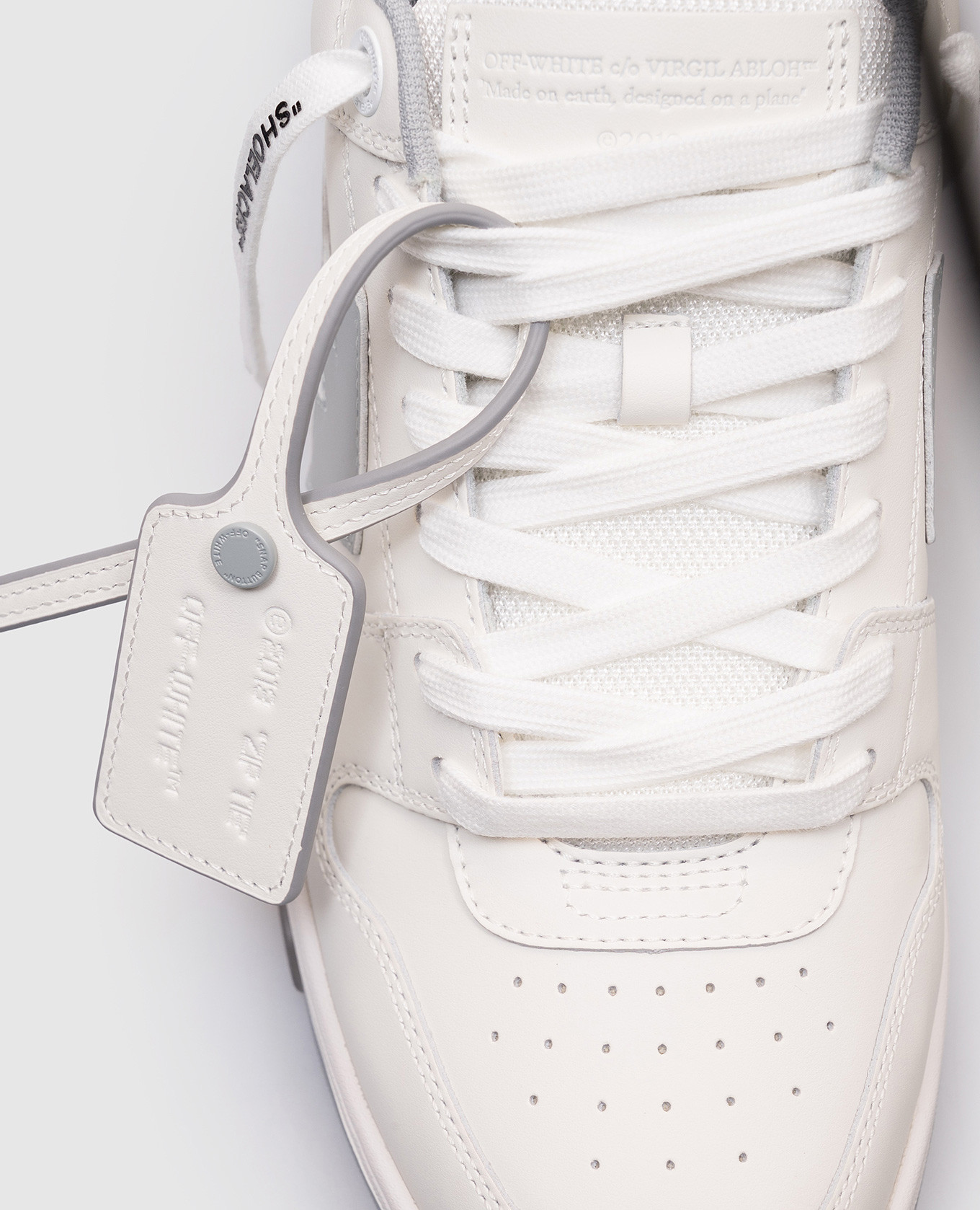 

White leather sneakers Out of Office Off-White