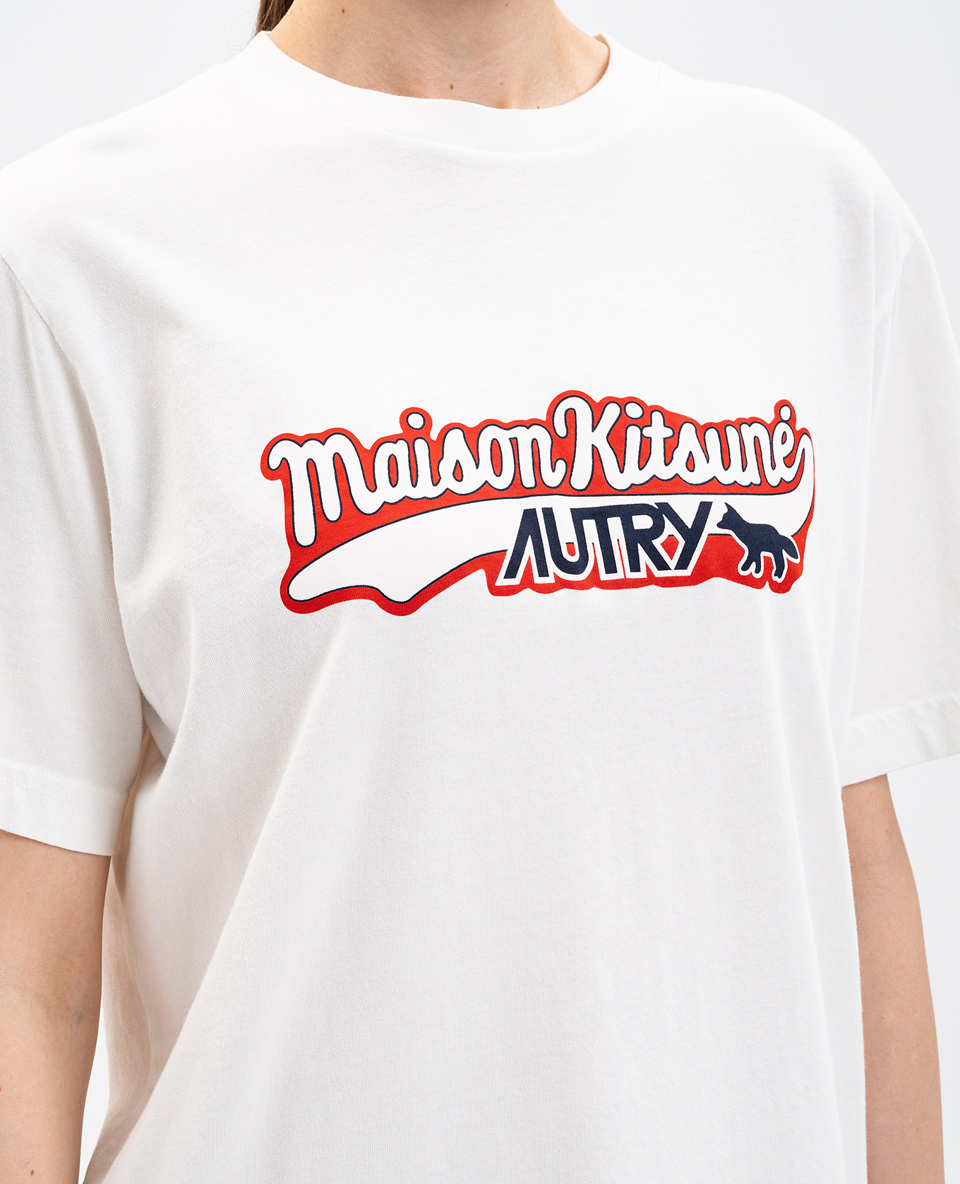 

White T-shirt with print AUTRY