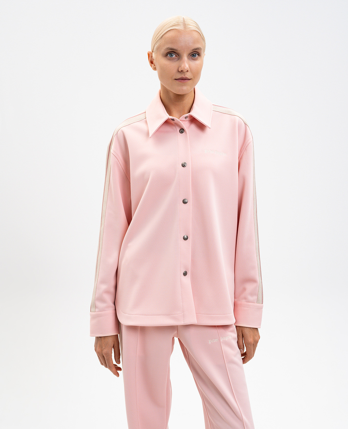 

Pink shirt with logo Palm Angels