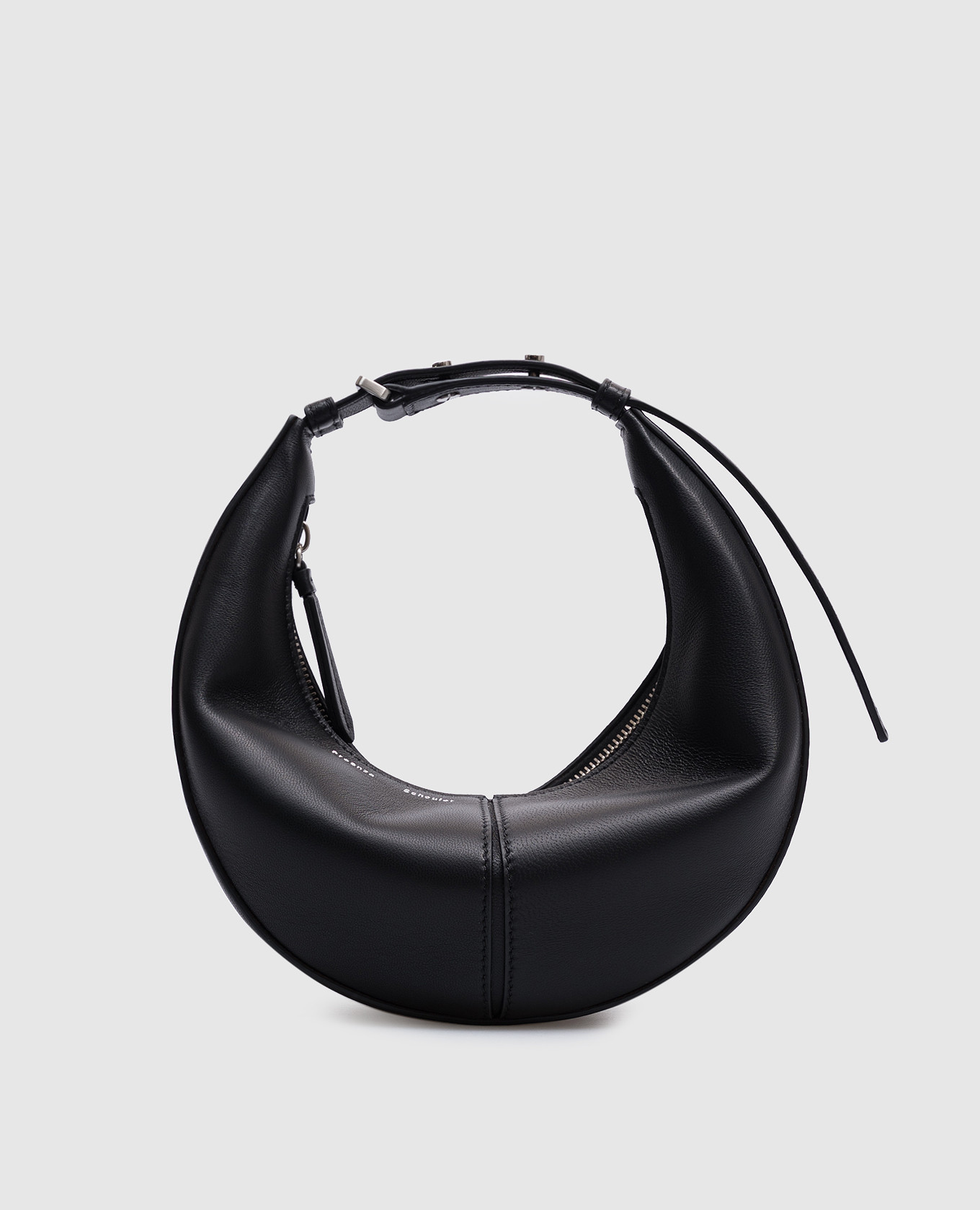 

Black leather hobo bag with logo PROENZA SCHOULER