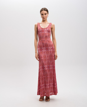 Etro Pink printed maxi dress WRHA032099IA435