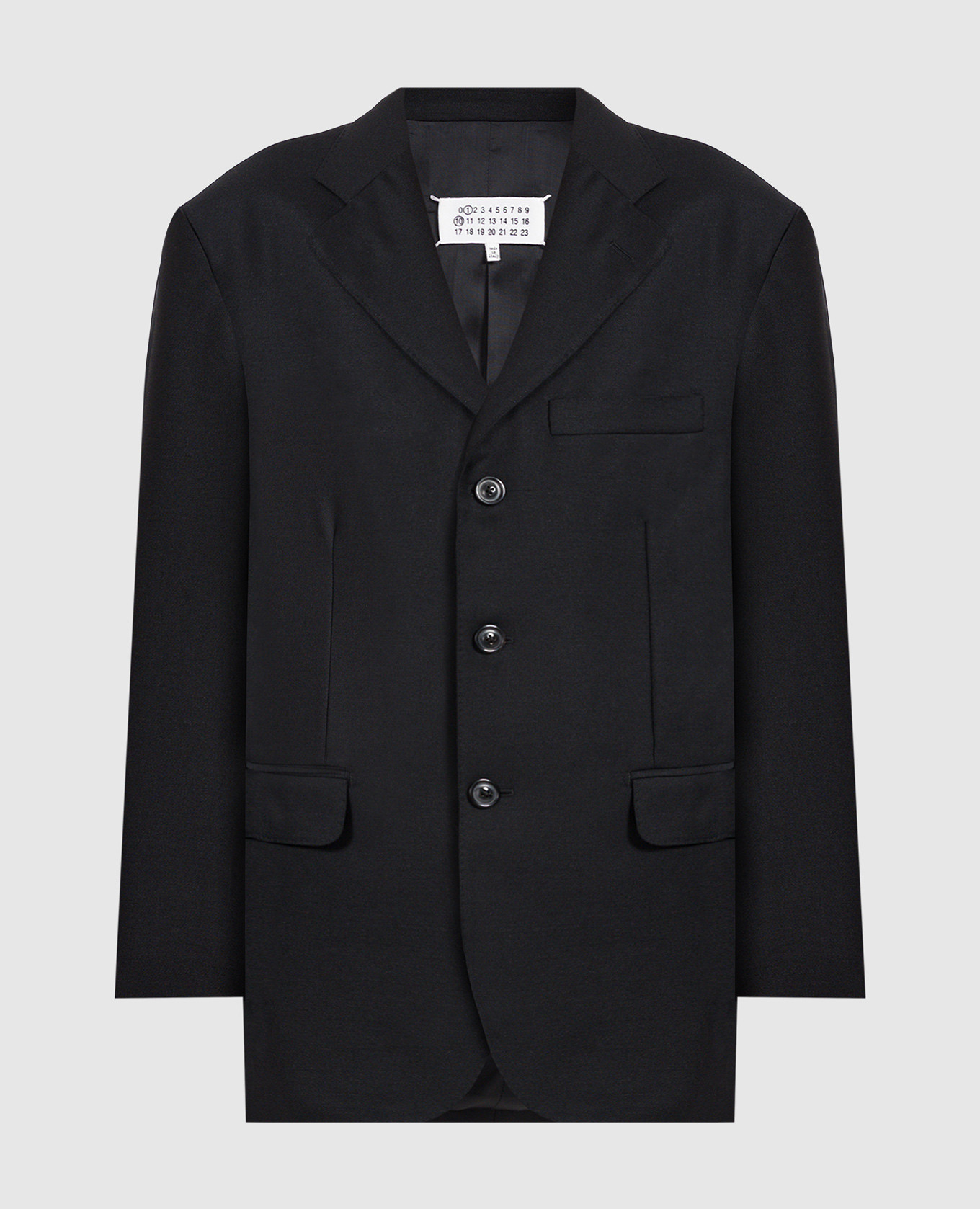 

Black wool and mohair jacket Maison Margiela