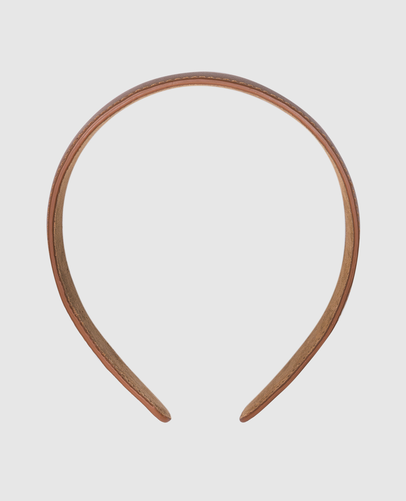 

Brown leather Heidi hoop LELET NY