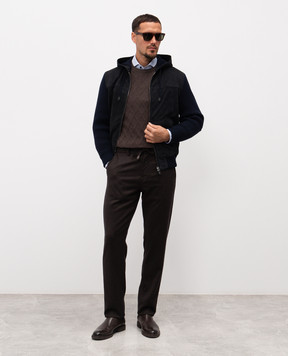 Canali Brown wool trousers AR03472V1659G