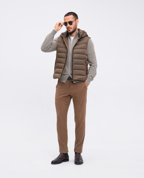 Marco Pescarolo MANU brown pants MANU5009