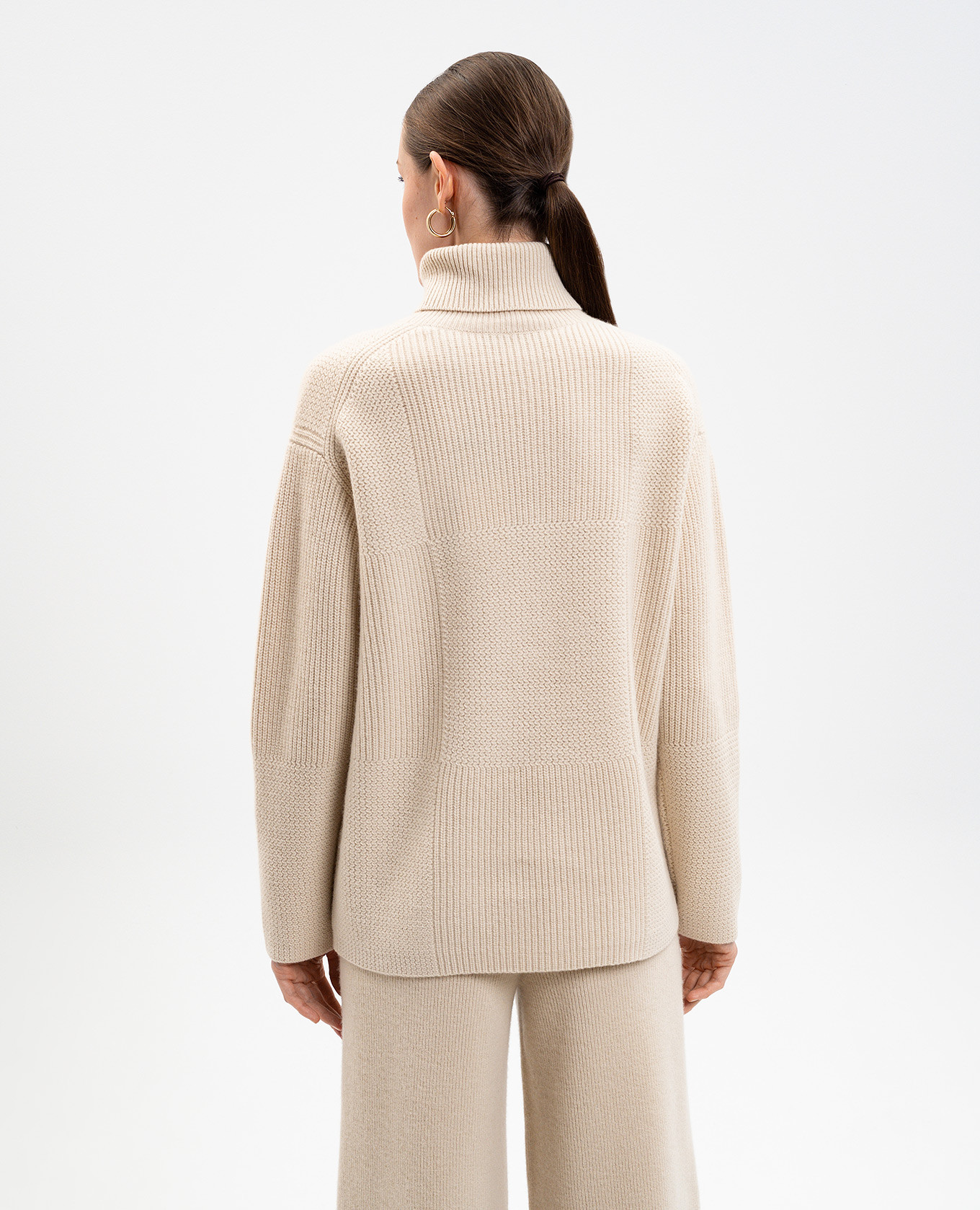 Beige merino wool sweater JOSEPH 4