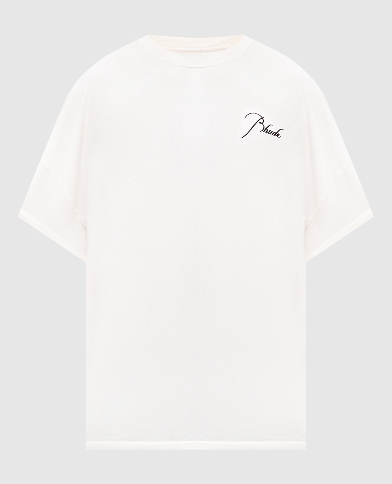 

White t-shirt with logo embroidery Rhude