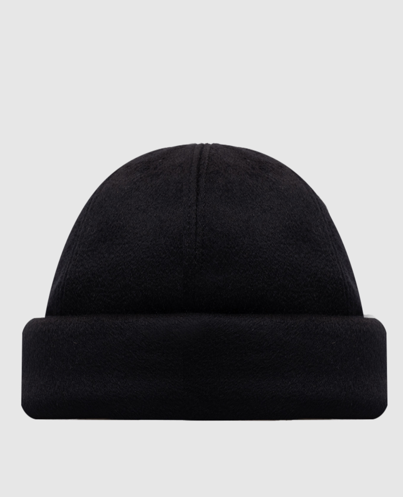 Black cashmere docker cap agnona