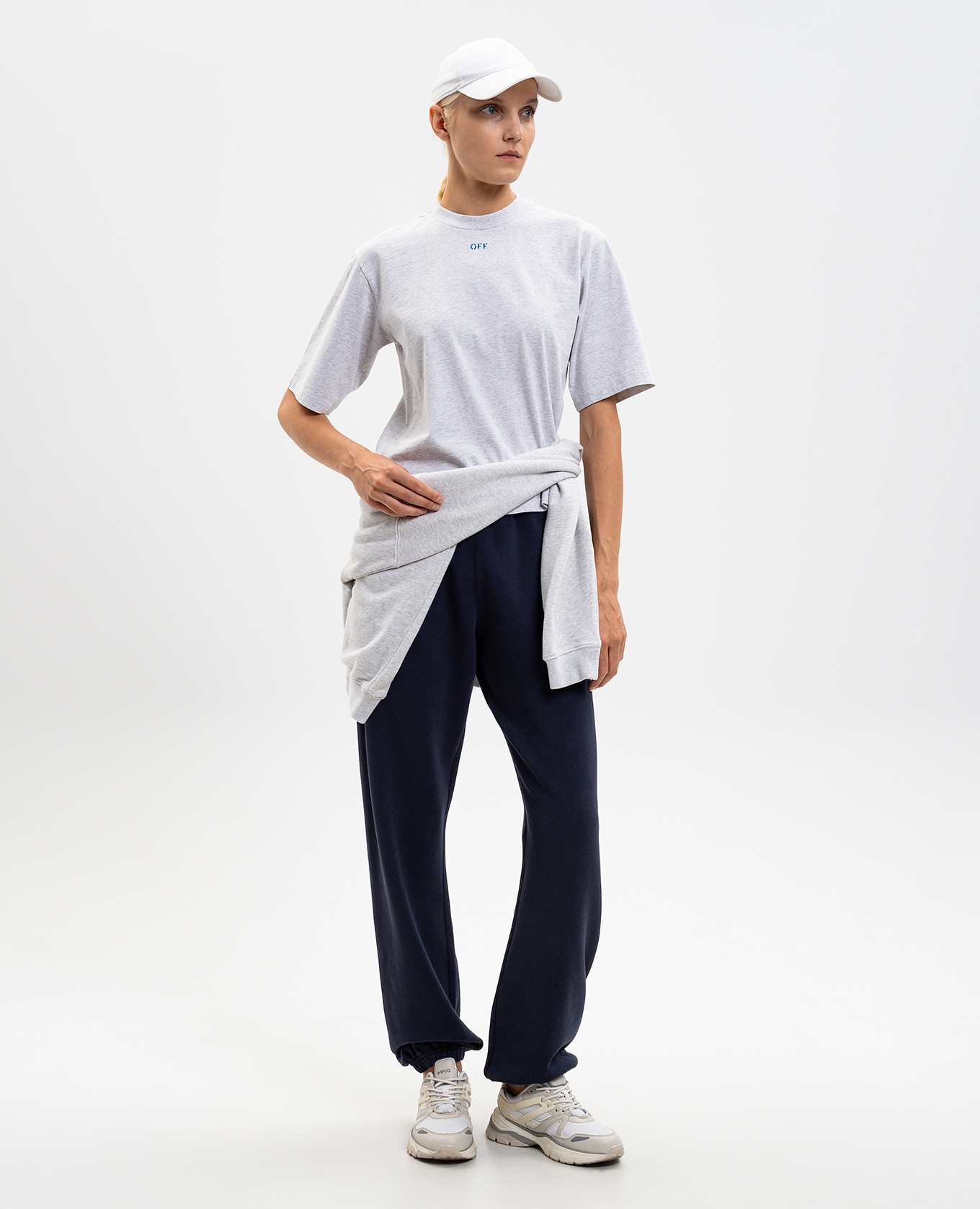 

Blue joggers with logo print Off-White