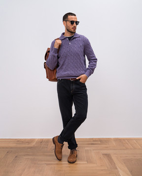 Brunello Cucinelli Purple cashmere sweater M22707205