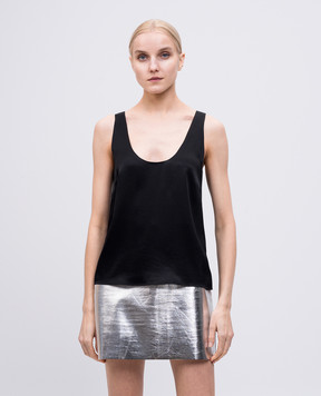 Twinset Black top with logo 251TP2651
