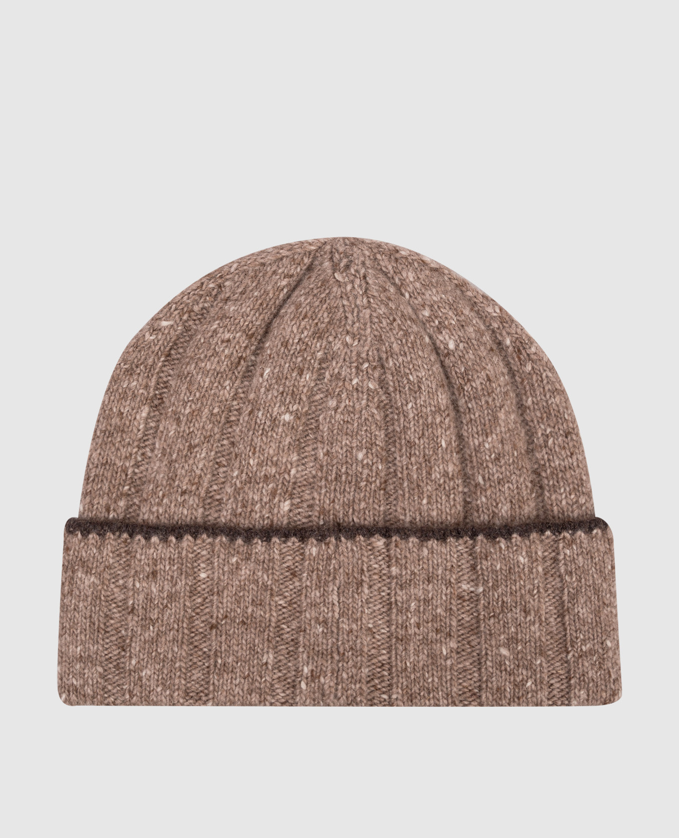 Beige cashmere hat Brunello Cucinelli