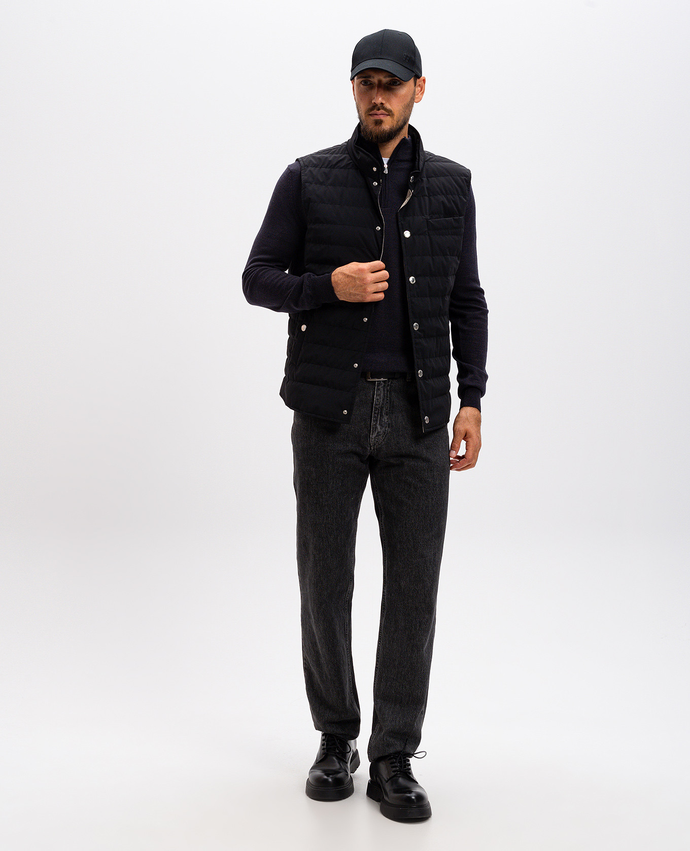 

Gray merino wool jumper Cashmere&Whiskey, Grey
