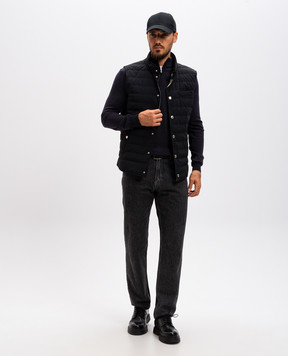 Cashmere&Whiskey Gray merino wool jumper 77397