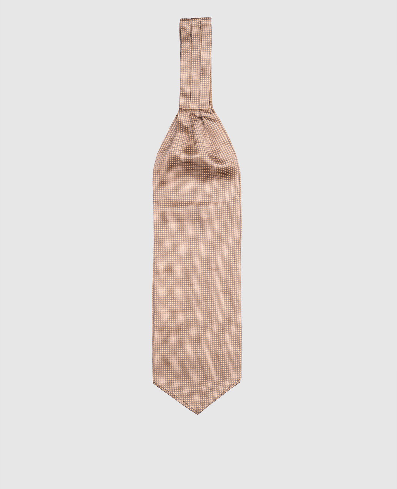 

Beige Shar Pei patterned silk tie Stefano Ricci