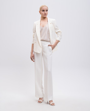 Twinset Beige jacket with linen 251TT2300