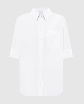 Alexander McQueen White shirt with short sleeves 819066QAAAD