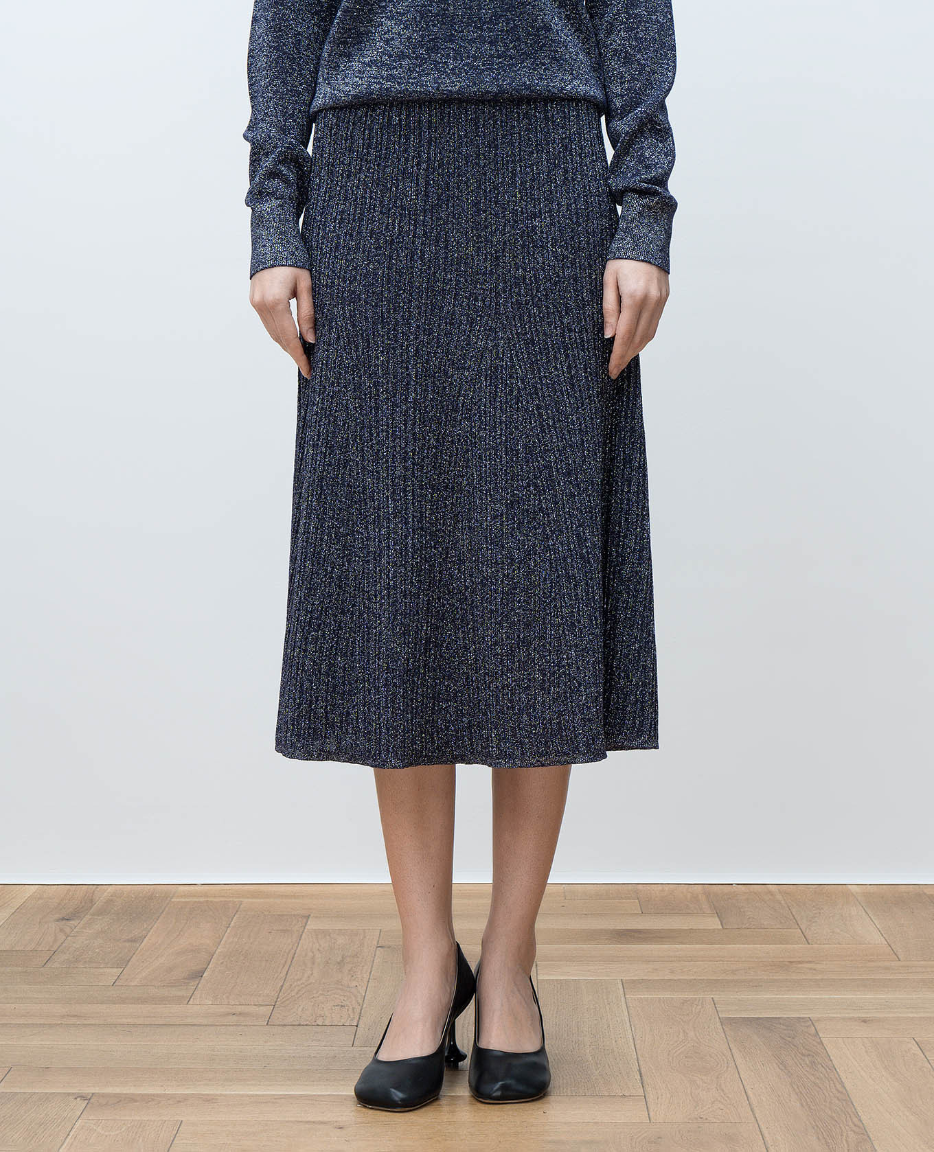 

Violet midi skirt with lurex JOSEPH
