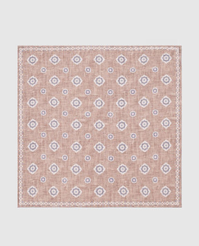 Brunello Cucinelli Reversible printed silk pachet scarf MR8950091