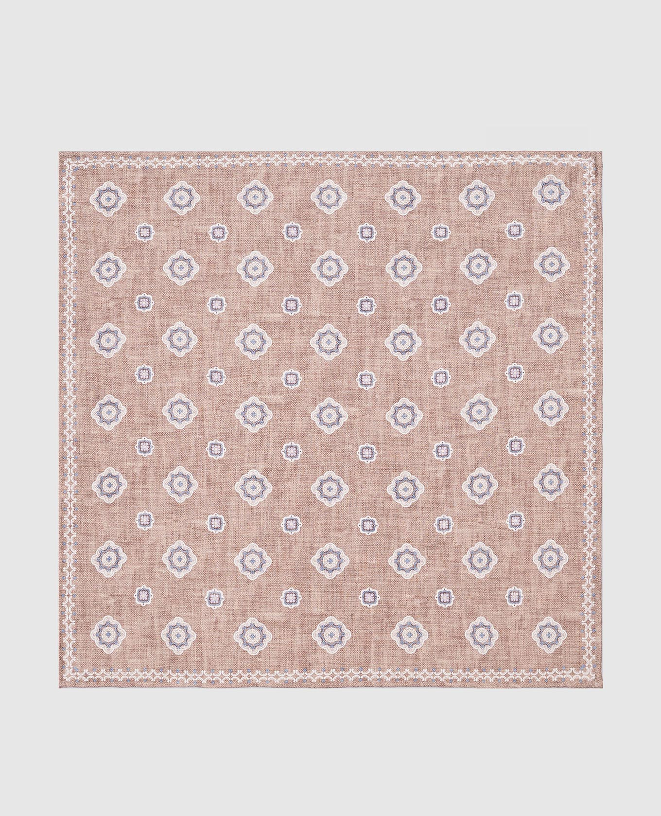 

Reversible printed silk pachet scarf Brunello Cucinelli, White