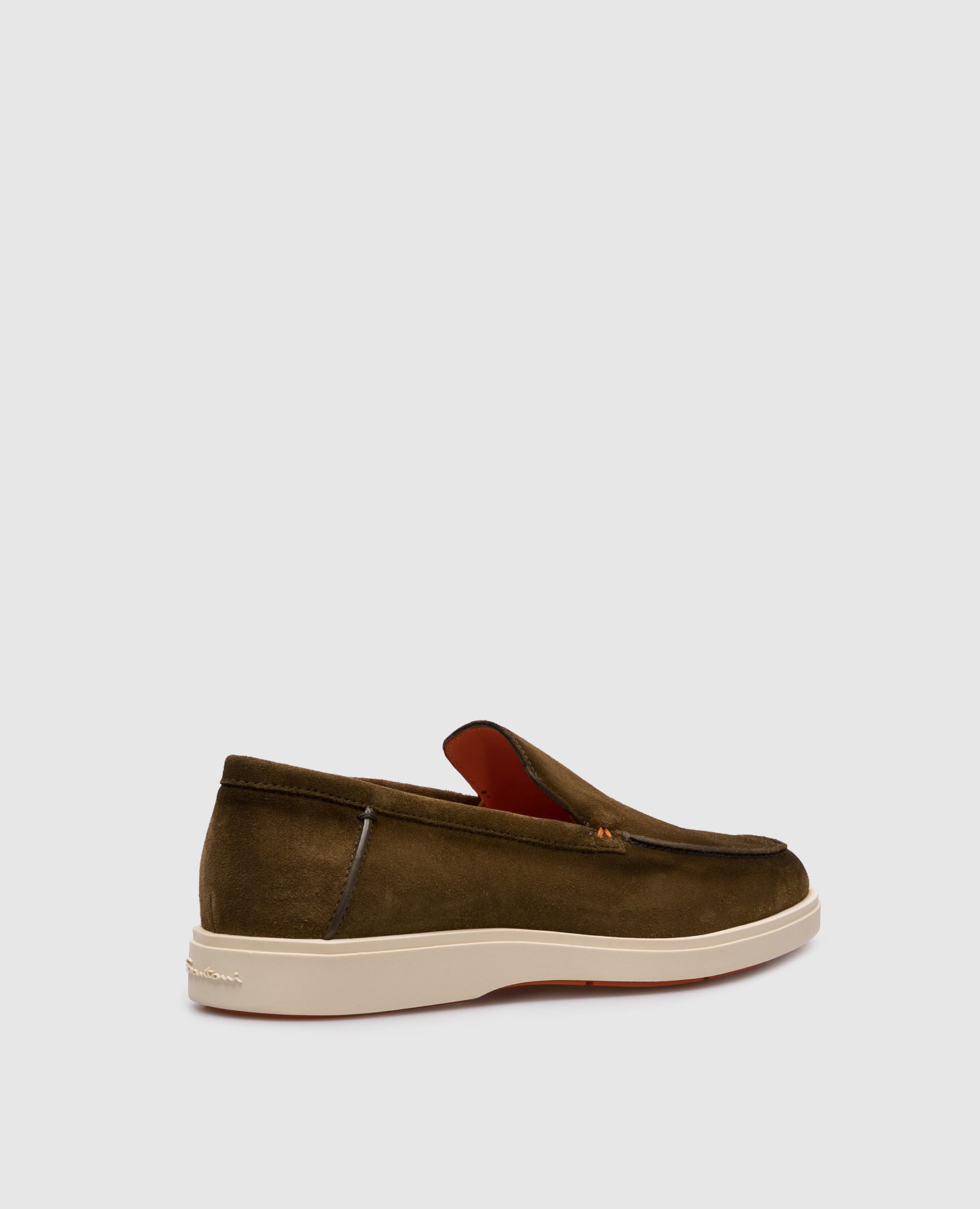 

Green suede loafers BOTANIST A GEXV84 Santoni, Khaki