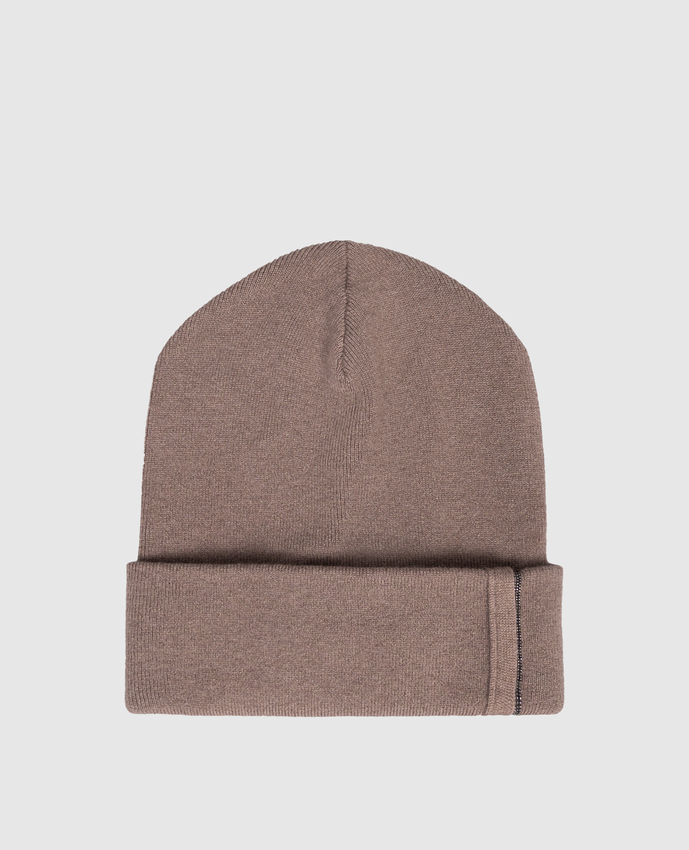 Brown cashmere hat Brunello Cucinelli