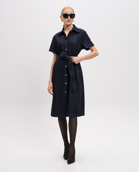 Dolce&Gabbana Blue denim shirt dress F6TMBDG8MR3