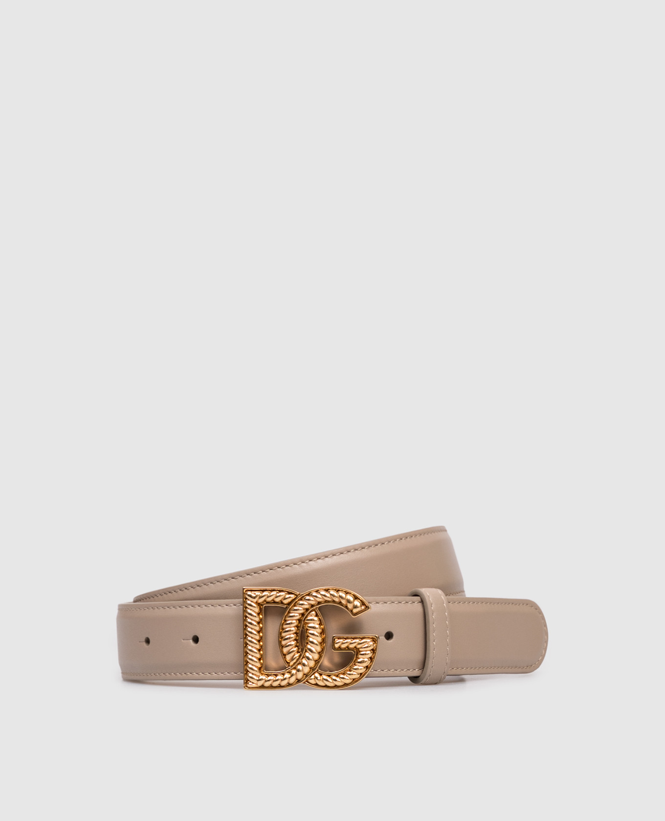 

Beige leather belt Plonge Dolce&Gabbana