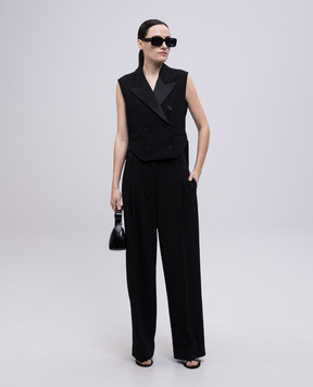 Khaite Black Lenton wool trousers 31644204