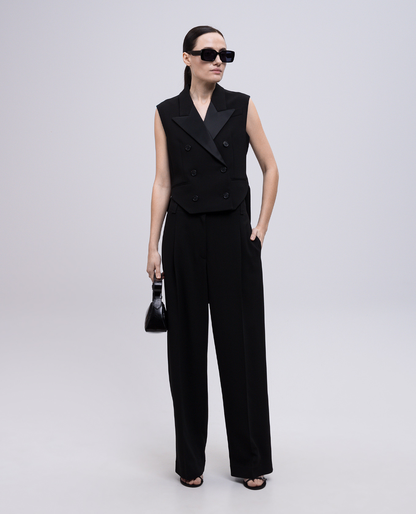 

Black Lenton wool trousers Khaite