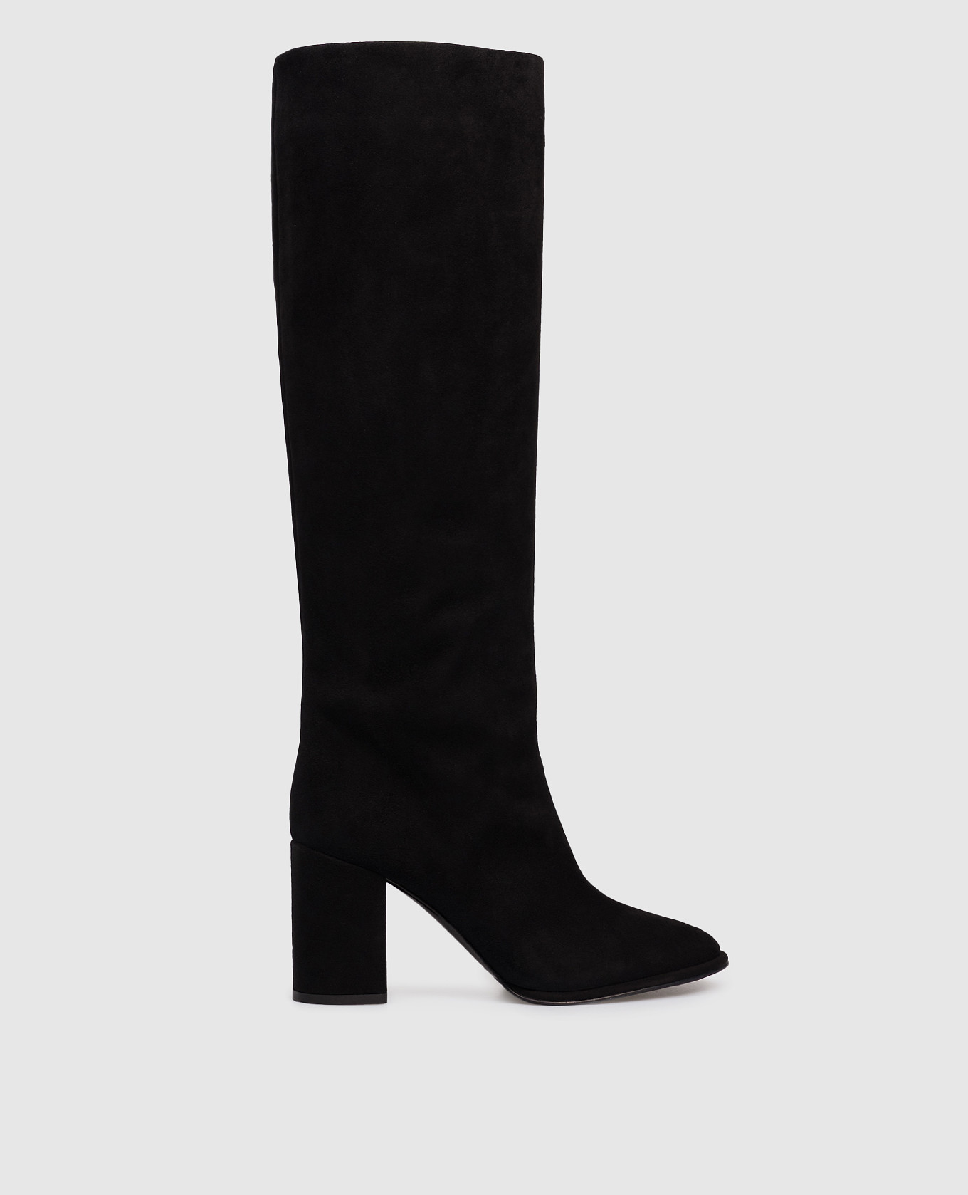 Black suede boots ELSA