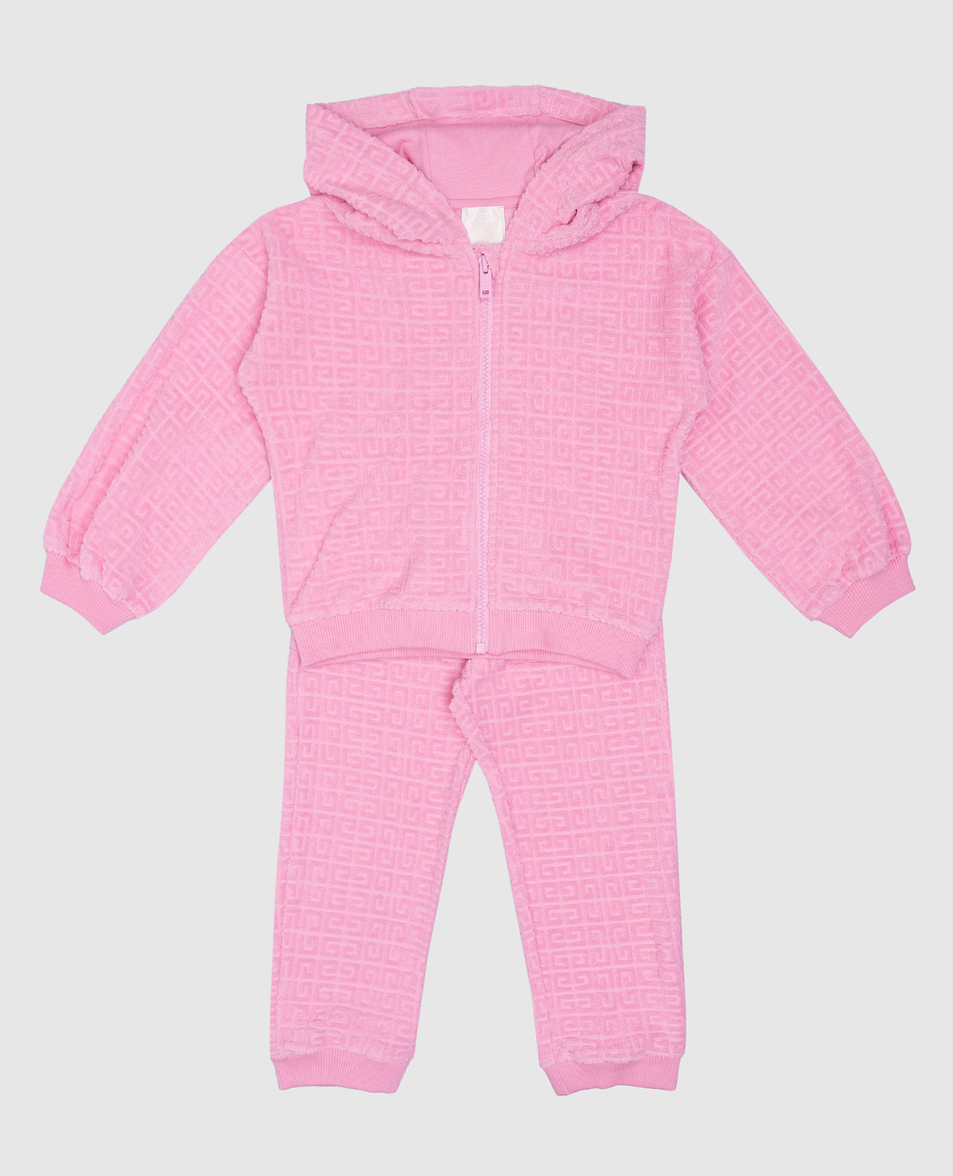 Children&#39;s pink tracksuit with 4G logo pattern Givenchy