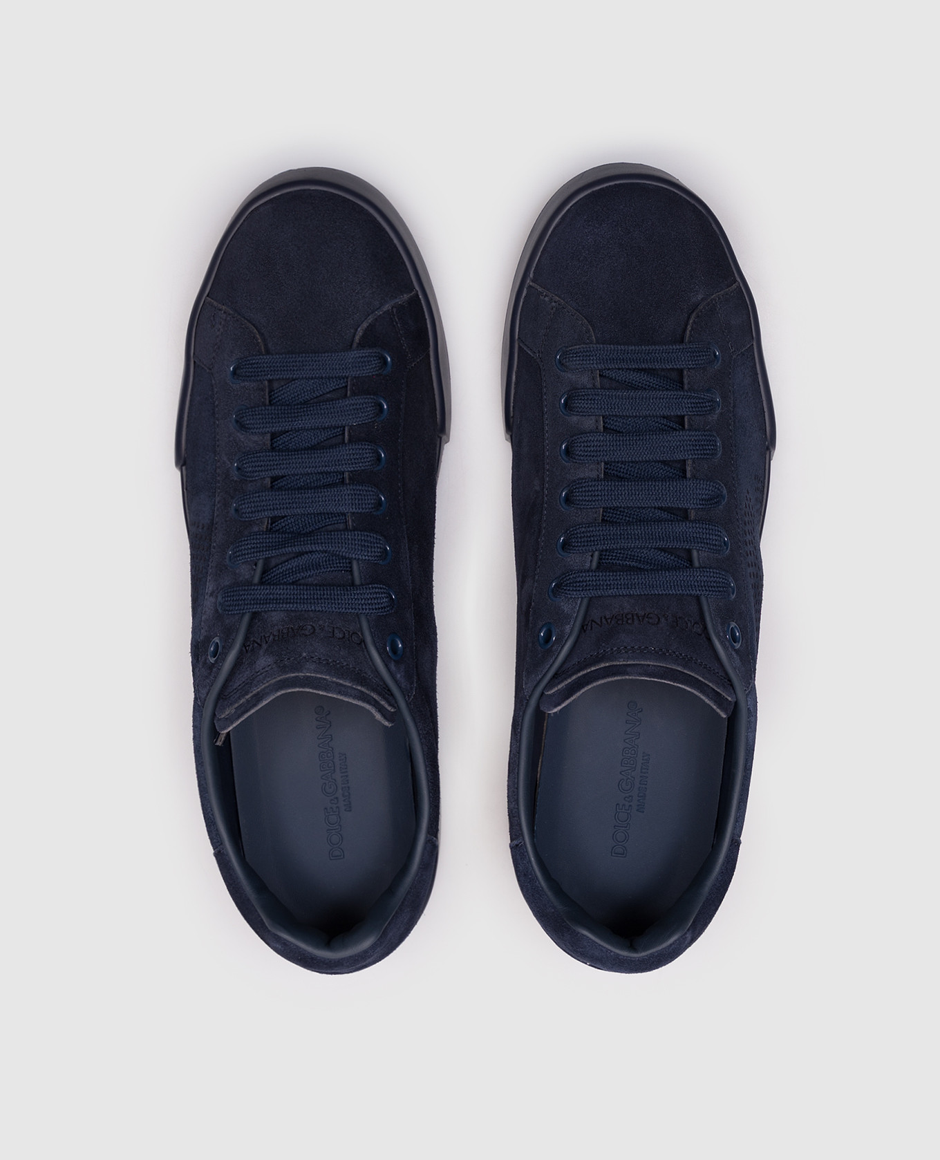

Blue suede sneakers with DG logo Dolce&Gabbana