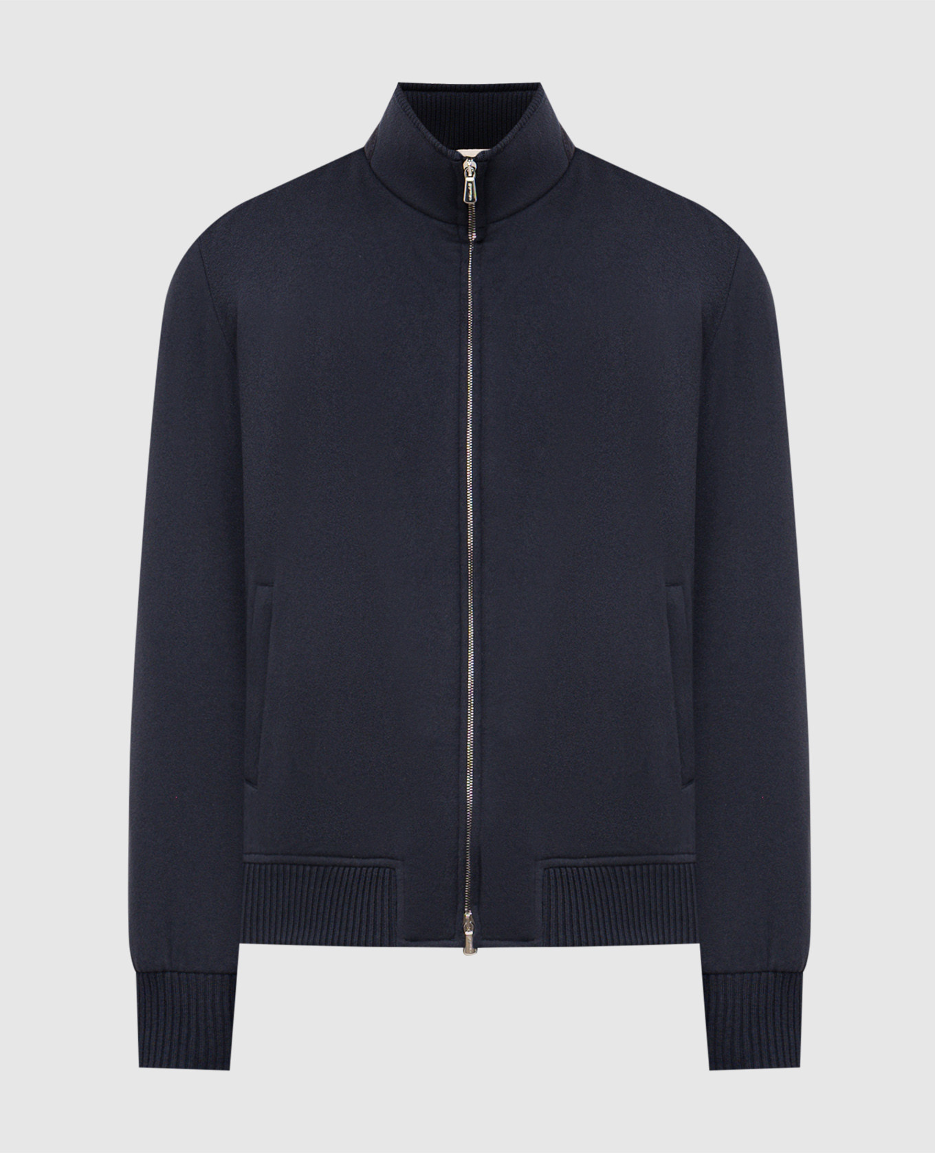 Blue cashmere jacket Enrico Mandelli
