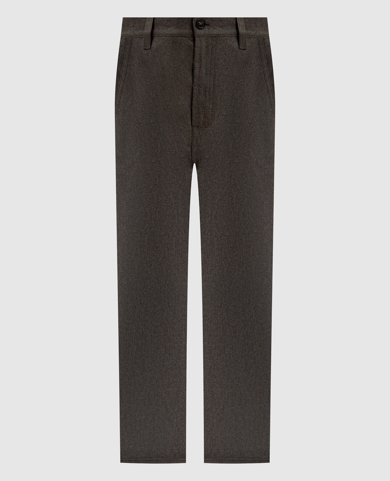 Khaki wool Pan pants Sofie D`Hoore