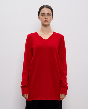 Intoca Red cashmere pullover 252KASHMIRPO0504