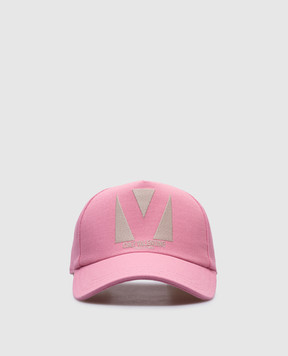 Valentino Pink cap with CHEZ VALENTINO embroidery 6W2HDA41WGJ