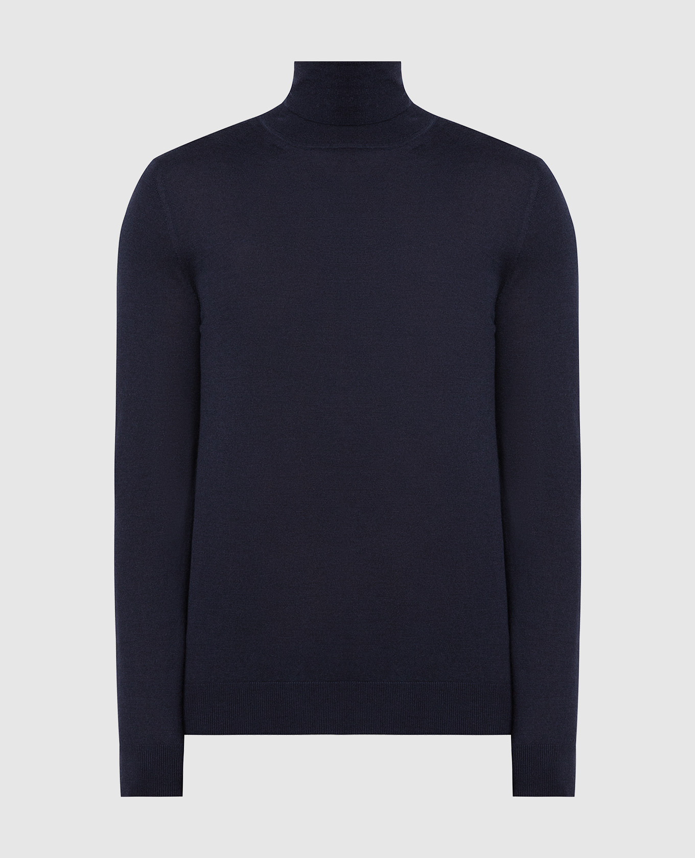 

Blue wool, silk and cashmere golf Cashmere&Whiskey