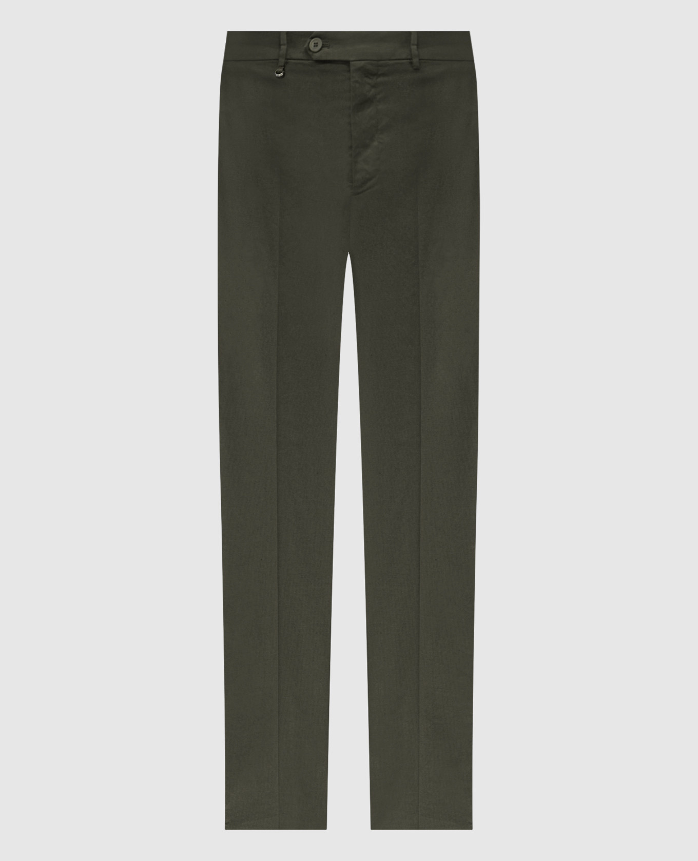 

Khaki linen pants Stefano Ricci